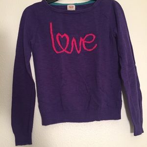 Adorable Purple Sweater