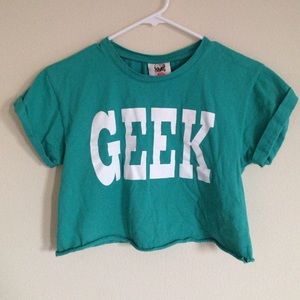 GEEK crop top