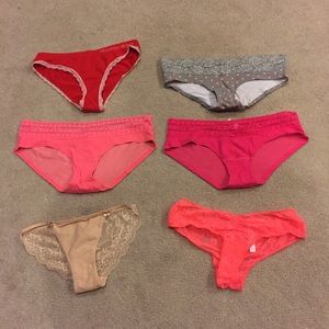 6 BRAND NEW NEVER WORN VS underwear+ get one free