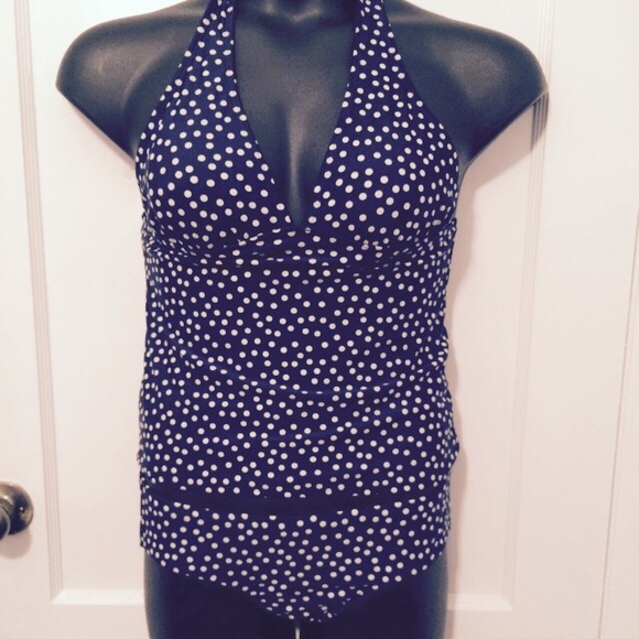 Two piece polka dot