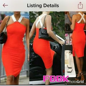 Orange sexy dress **NEW***no tag