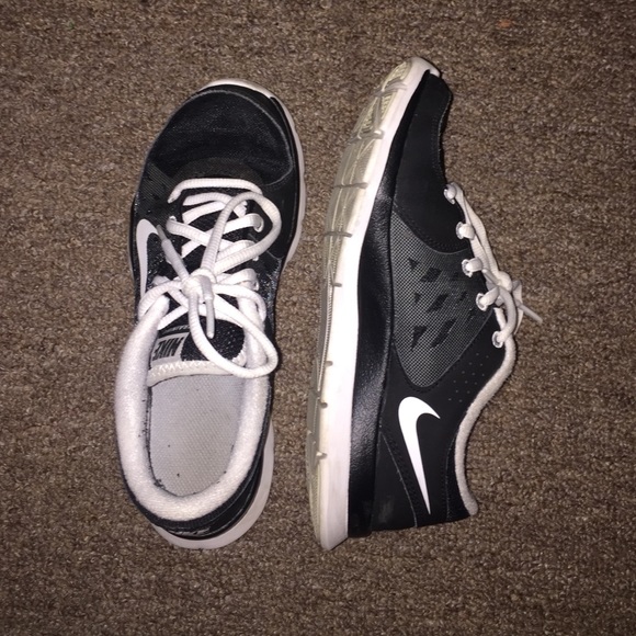 Black and white Nike Running Shoes