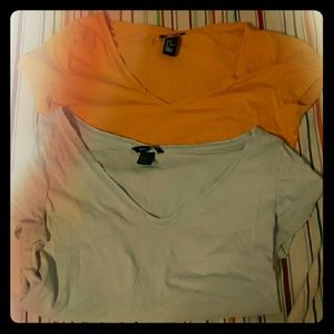 Super Comfortable Orange V-Neck T-Shirt!