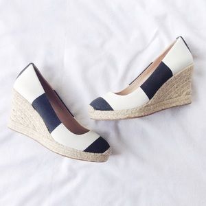 J.crew stripe espadrilles