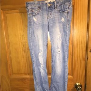 Light Wash Hollister Jeans Size 3R