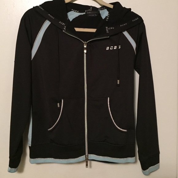 BCBG Black and Light Blue Jumpsuit