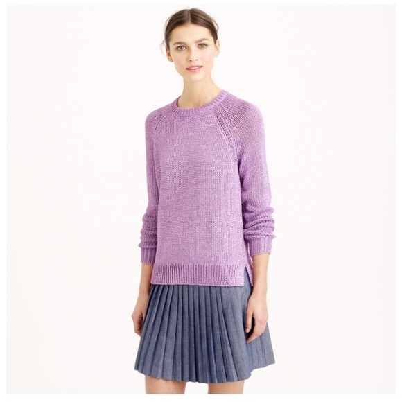 J. Crew Sweaters - 🎉HP 9/1/15 🎉 J. Crew metallic side slit sweater