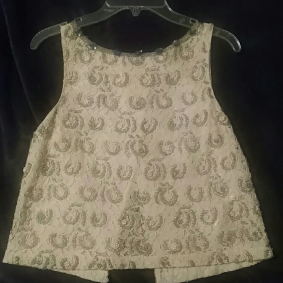 Beaded crop top