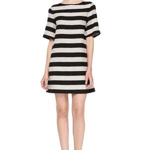 Alice + Olivia Mandy black and tweed shift dress!