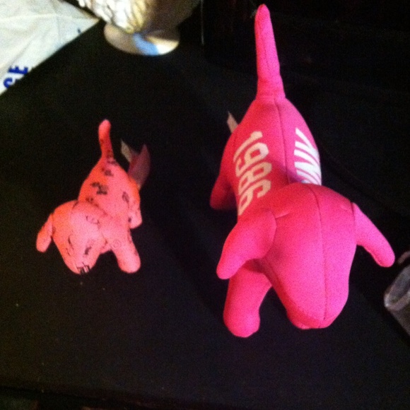 TWO PINK DOGS