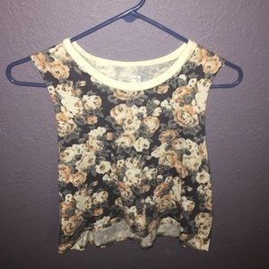 Floral crop top
