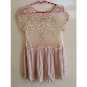 Beaded Free People Top