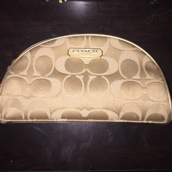 Real Coach Handbag Gold