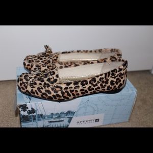 Speedy Top Sider Cheetah Print Loafers