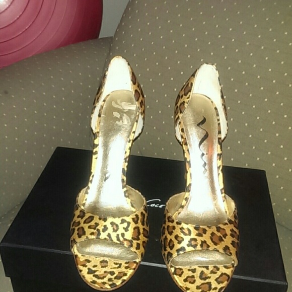 Leopard heels - Picture 1 of 4