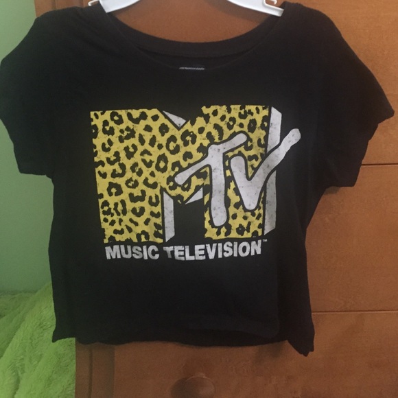 mtv cropped t shirt - Picture 1 of 1