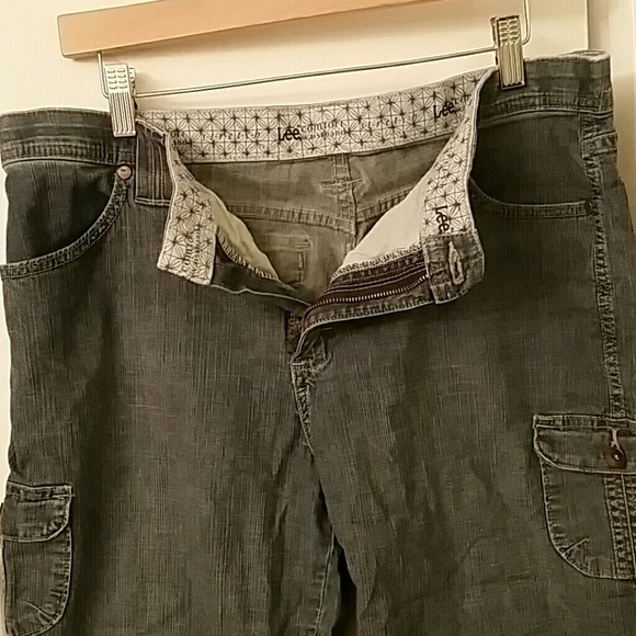 Blue Jean Capri Pants