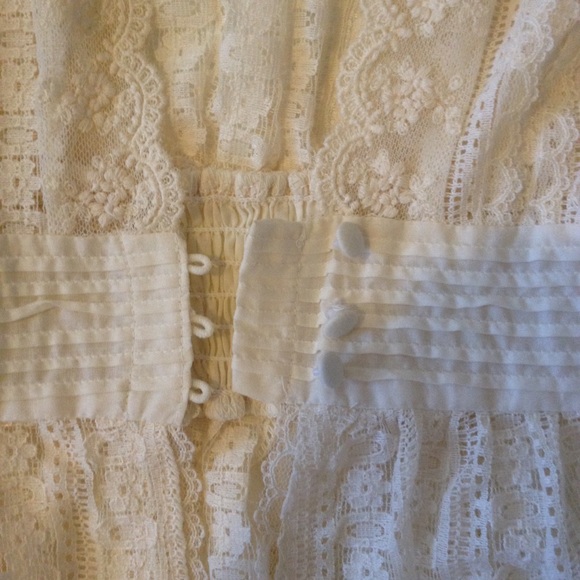 SOLD Bohemian Lace Blouse - Picture 2 of 2