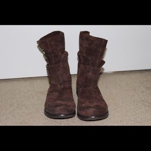 Nine West Short Dark Brown Boots!