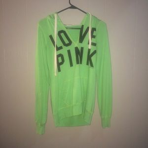 Pink hoodie size xs