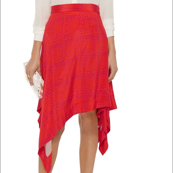 Vivienne Westwood heart print asymmetrical skirt - Picture 1 of 2