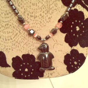 Penguin necklace