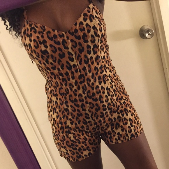 Urban Outfitters Cheetah Romper