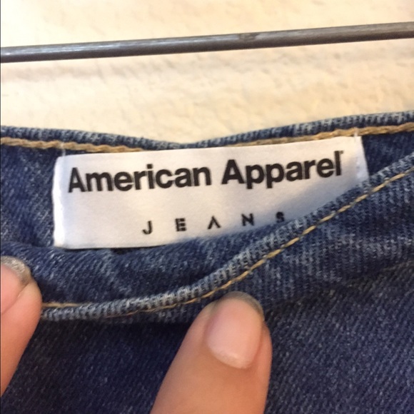 Denim American Apparel circle skirt - Picture 3 of 3