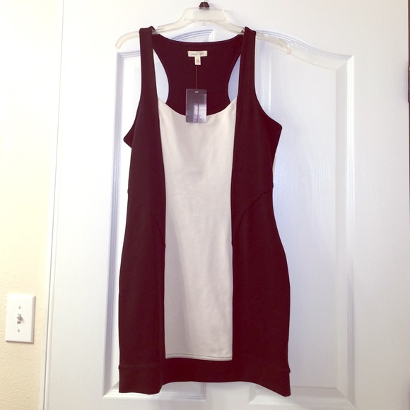 Silence + Noise Black and white dress