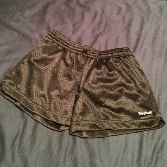 Black reebok shorts