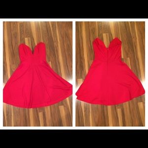 Red Sweetheart Dress Size Medium