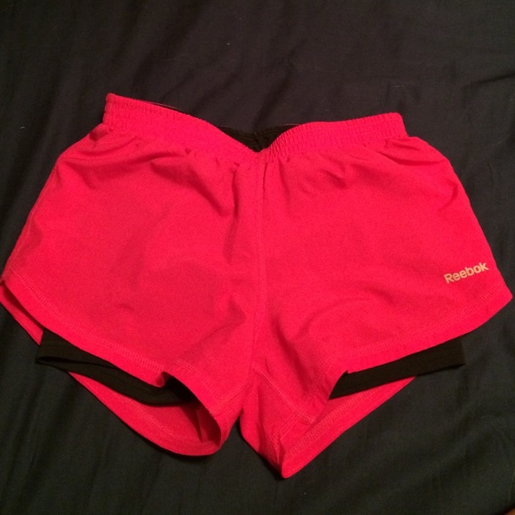 Reebok pink shorts