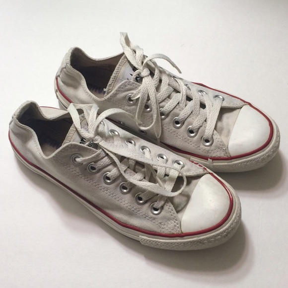 White Low-Top Converse