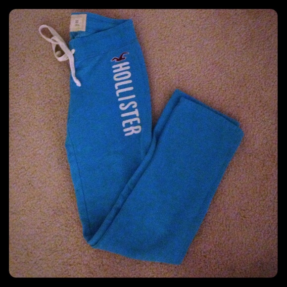 Blue Hollister Sweat Pants