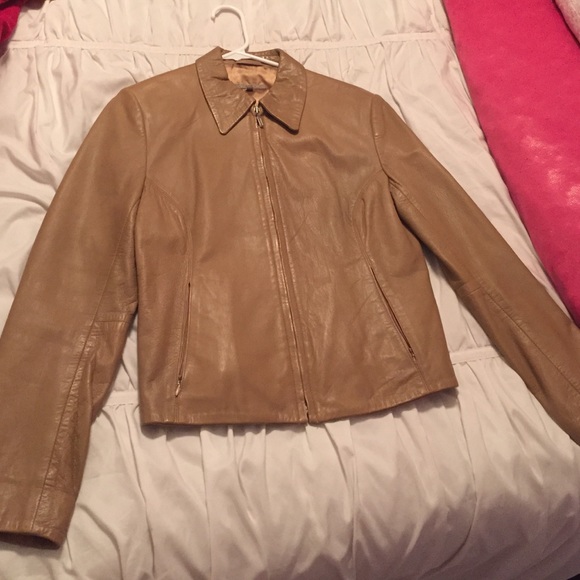 Zara leather jacket. Made and purchased in France