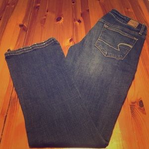 American Eagle "skinny kick" boot cut jeans