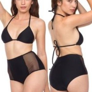 American Apparel Mesh High-Waist Swim Suit Bottoms