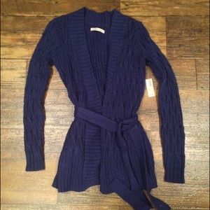 NWT Navy Long Sweater Cardigan