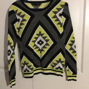 Tribal Printed Sweater