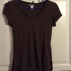Brown V-Neck