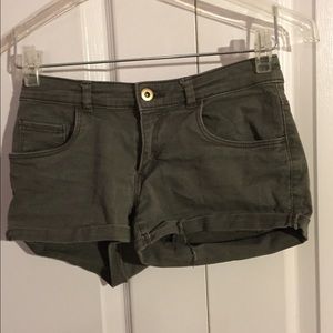 Army Green Shorts