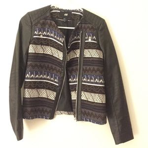 NWOT  HM faux leather jacket SZ 2