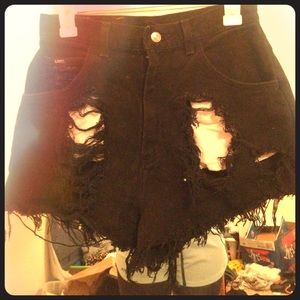 High waisted shorts