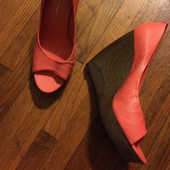 NEW pink wedges by Jessica Simpson - Picture 4 of 4