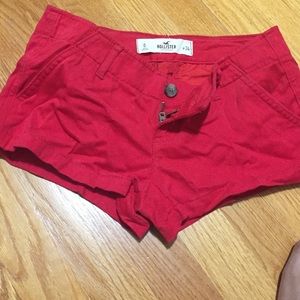 Red Hollister Shorts