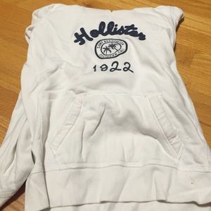 White Hollister hoodie