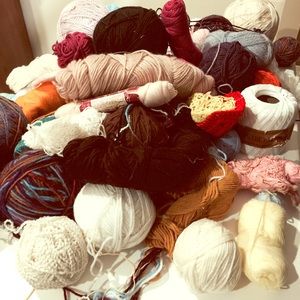 Yarn assorted colors and styles