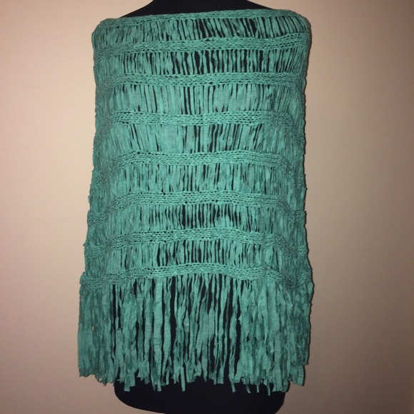 NWOT Marciano for Guess Teal Shawl