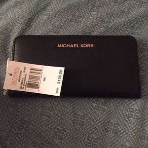 Michael Kors Bedford Black Continental Wallet