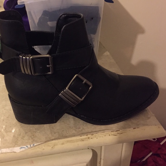 Black booties